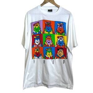 Dead Stock Vintage 1991 Fred Flintstone Size XL Changes T-Shirt